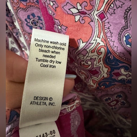Athleta Nirvana Tunic Hot Pink Size small - Picture 7 of 7